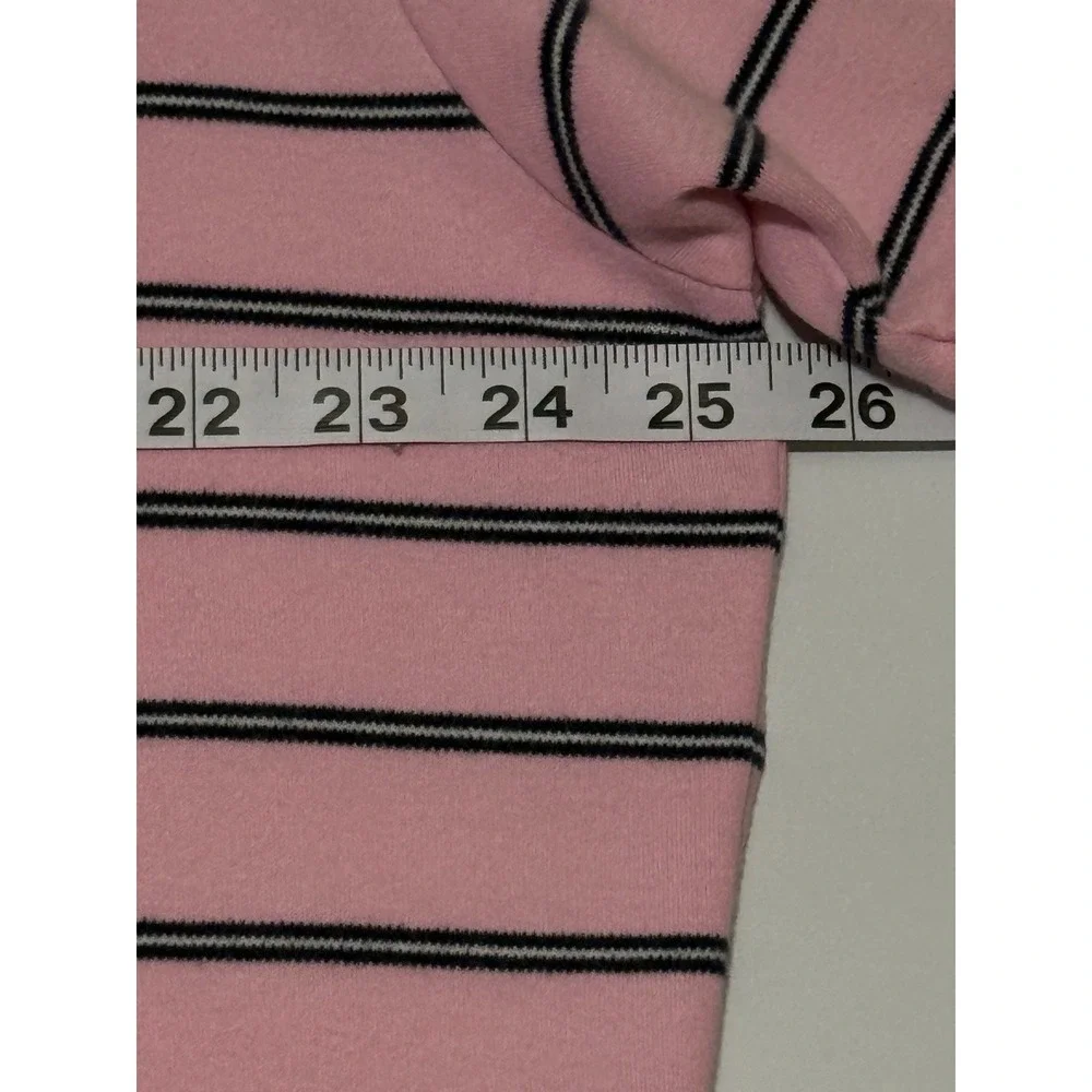Polo Ralph Lauren Mens L Pink Navy Striped Short Sleeve Soft Cotton Polo Shirt